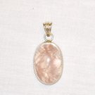 PN443 Rose Quartz Pendant in Sterling Silver