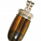ST629 Tiger's Eye Pendant in Sterling Silver