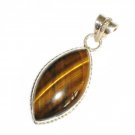 ST634 Tiger's Eye Pendant in Sterling Silver