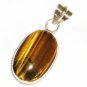 ST635 Tiger's Eye Pendant in Sterling Silver