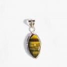 PN194 Tiger's Eye Pendant in Sterling Silver