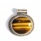 PN196 Tiger's Eye Pendant in Sterling Silver
