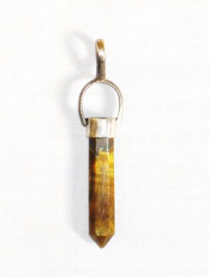 PN324 Tiger's Eye Pendant in Sterling Silver