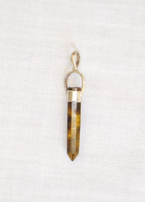 PN472 Tiger's Eye Pendant in Sterling Silver