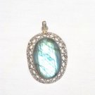 PN094 Labradorite Pendant in Sterling Silver