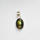 ER110 Labradorite Pendant in Sterling Silver