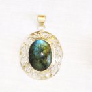 PN369 Labradorite Pendant in Sterling Silver