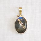 PN436 Labradorite Pendant in Sterling Silver