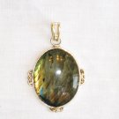 PN440 Labradorite Pendant in Sterling Silver