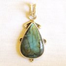 PN446 Labradorite Pendant in Sterling Silver
