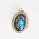 PN449 Labradorite Pendant in Sterling Silver