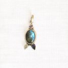 PN455 Labradorite Pendant in Sterling Silver
