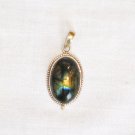 PN469 Labradorite Pendant in Sterling Silver
