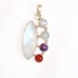 PN073 Moonstone Pendant in Sterling Silver