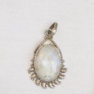 PN085 Moonstone Pendant in Sterling Silver