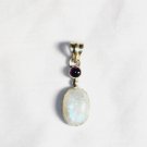 PN179 Moonstone Pendant in Sterling Silver