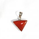PN160 Carnelian Pendant in Sterling Silver