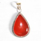 PN300 Carnelian Pendant in Sterling Silver