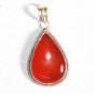 PN300 Carnelian Pendant in Sterling Silver