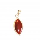 PN077 Red Jasper Pendant in Sterling Silver