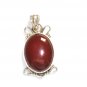 PN534 Red Jasper Pendant in Sterling Silver