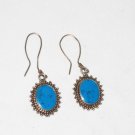 ER020 Turquoise Earrings Set in Sterling Silver