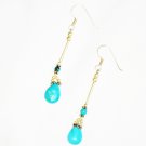 ST611 Turquoise Earrings Set in Sterling Silver