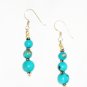 ST613 Turquoise Earrings Set in Sterling Silver