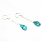 ST622 Turquoise Earrings Set in Sterling Silver