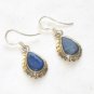 ER014 Lapis Lazuli Earrings Set in Sterling Silver