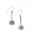 ST391 Lapis Lazuli Earrings Set in Sterling Silver