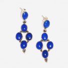 ST392 Lapis Lazuli Earrings Set in Sterling Silver