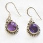 ER017 Amethyst Earrings set in sterling silver