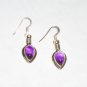 ER038 Amethyst Earrings set in sterling silver