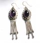ER040 Amethyst Earrings set in sterling silver