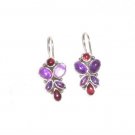 ER039 Amethyst Earrings set in sterling silver