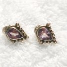 ER062 Amethyst Earrings set in sterling silver