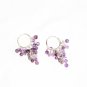 ST378 Amethyst Earrings set in sterling silver