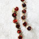 ER088 Garnet Earrings set in sterling silver