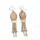 ER008 Rose Quartz Earrings set in sterling silver