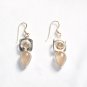 ER050 Rose Quartz Earrings set in sterling silver