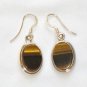 ER004 Tiger's Eye Earrings set in sterling silver