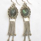 ER012 Labradorite Earrings set in sterling silver