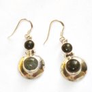 ER090 Labradorite Earrings set in sterling silver