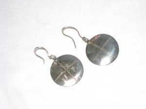 ST402 Oxidized Sterling Silver Earrings