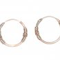 ST407 Oxidized Sterling Silver Earrings