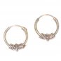 ST413 Oxidized Sterling Silver Earrings