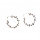 ST414 Oxidized Sterling Silver Earrings