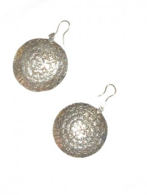 ST582 Oxidized Sterling Silver Earrings