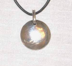 PN474 Oxidized Sterling Silver Pendant